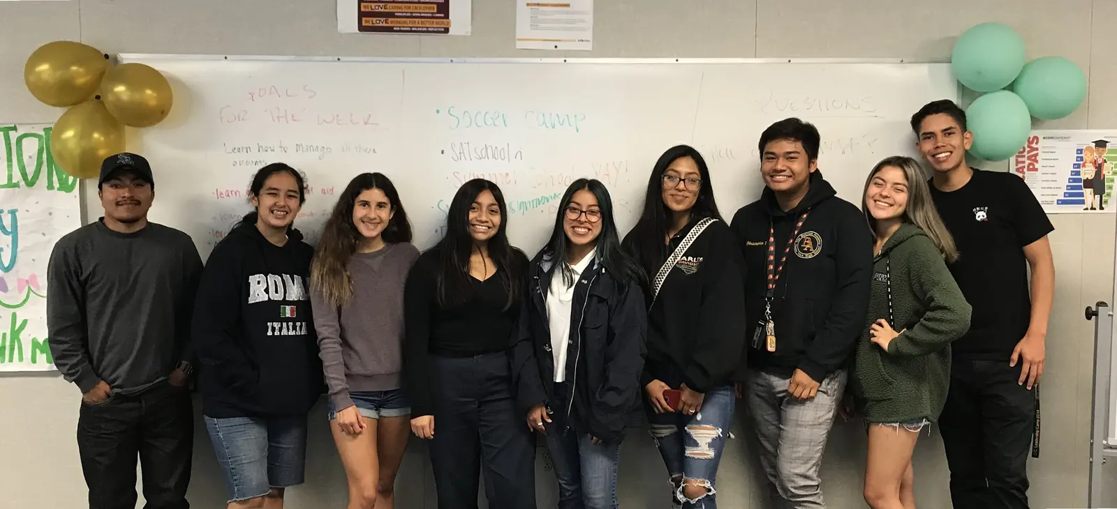 The Finance Lab's first cohort of scholarship recipients, who completed a personal finance course and then invested and defended their own scholarship allocations